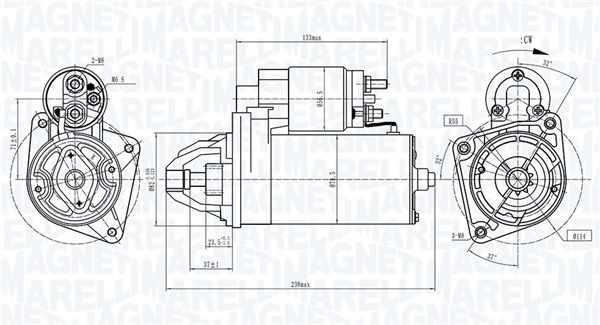 MAGNETI MARELLI starteris 063721687010